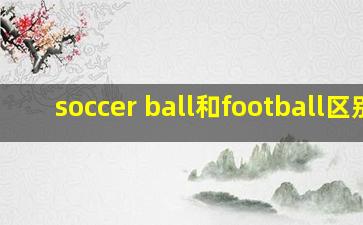 soccer ball和football区别